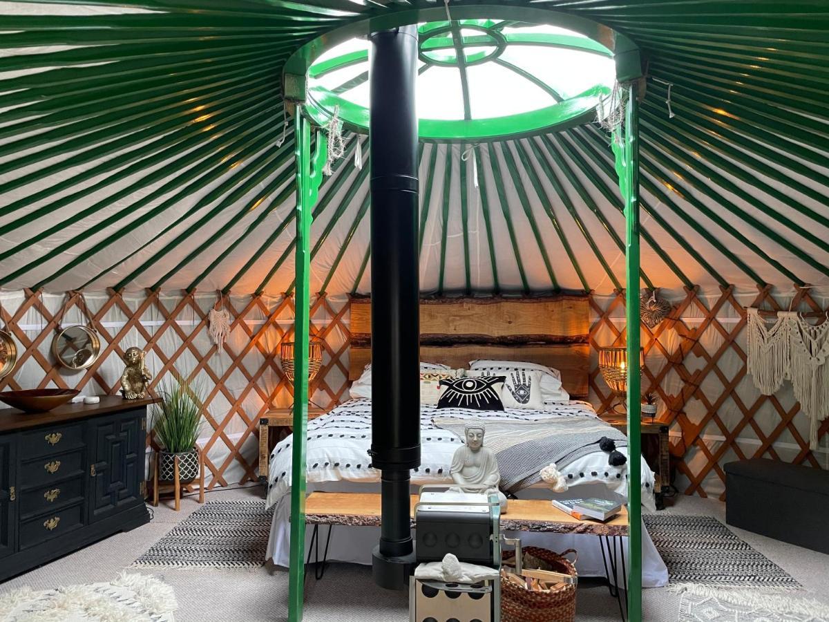 Hotel O Dan Y Coed Luxury Yurt With Hot Tub Chwilog Exteriér fotografie